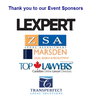 Top Lawyers™ is a proud sponsor of the 2015 Legal Marketing Association, Toronto Chapter’s “Your Honour Awards” Gala