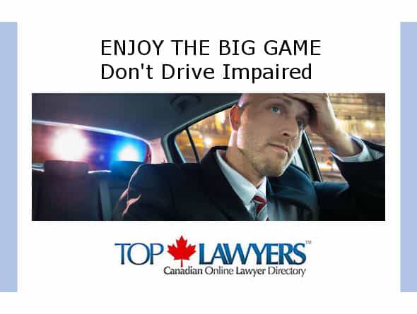 Enjoy the Big Game on Sunday. Get Home Safe. Don’t Drink and Drive