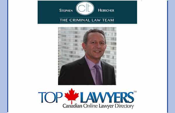 We Welcome Criminal Defence Lawyer Stephen Hebscher