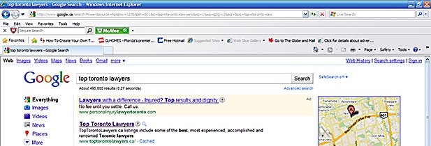 Toronto Lawyers, Law Firms and SEO… Oh my!