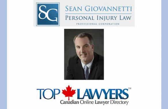 Top Lawyers™ Welcomes Ottawa Personal Injury Lawyer, Sean Giovannetti