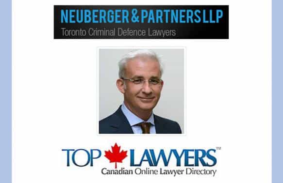 Top Lawyers™ Welcomes Leading Toronto Criminal Defence Lawyer